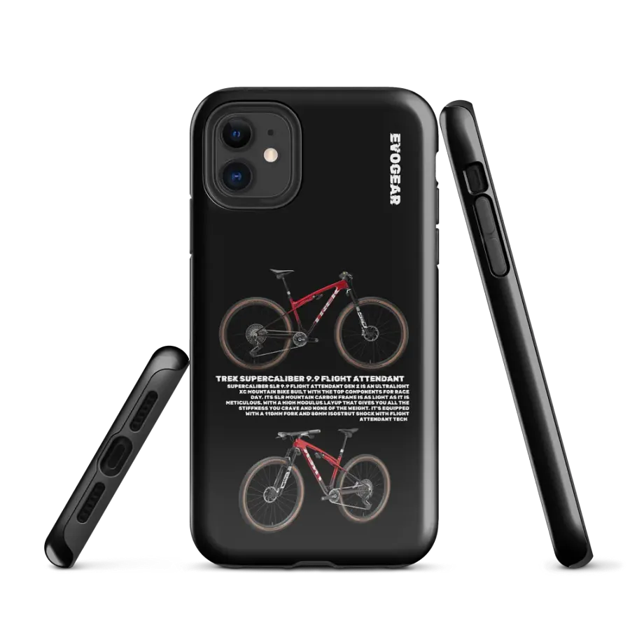 Black Supercaliber 9.9 Flight Attendant iPhone Case product image (1)