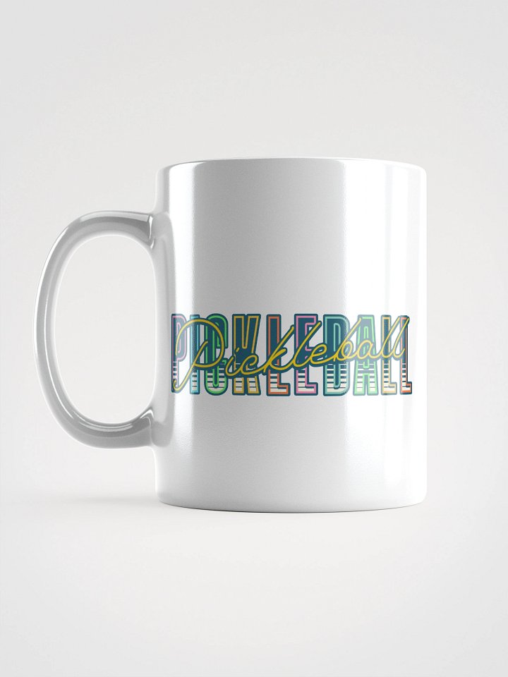 Pickleball Pickleball Vibrant Typography Mug product image (1)