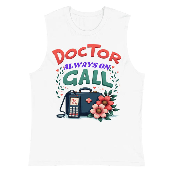 Mom Duty ,Doctor Always On Call Muscle Tank product image (6)