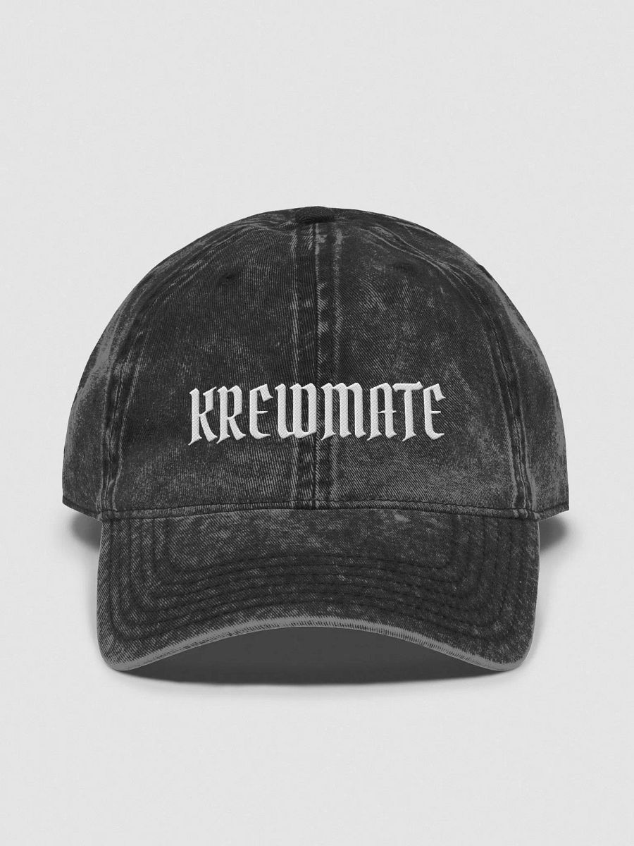 Krewmate Essentials Hat - Vintage Wash (White Logo) product image (1)