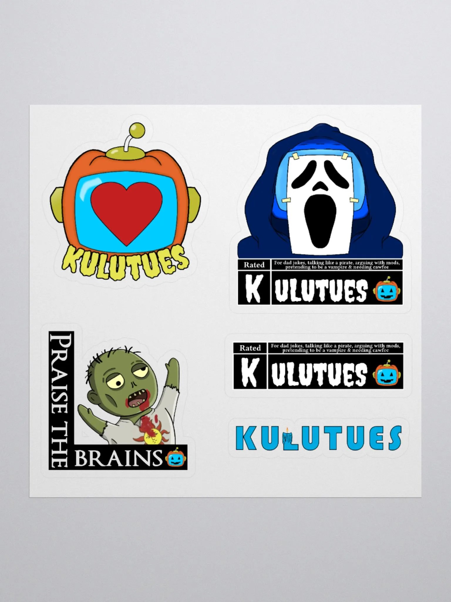 Halloween Sticker Sheet 2 product image (1)