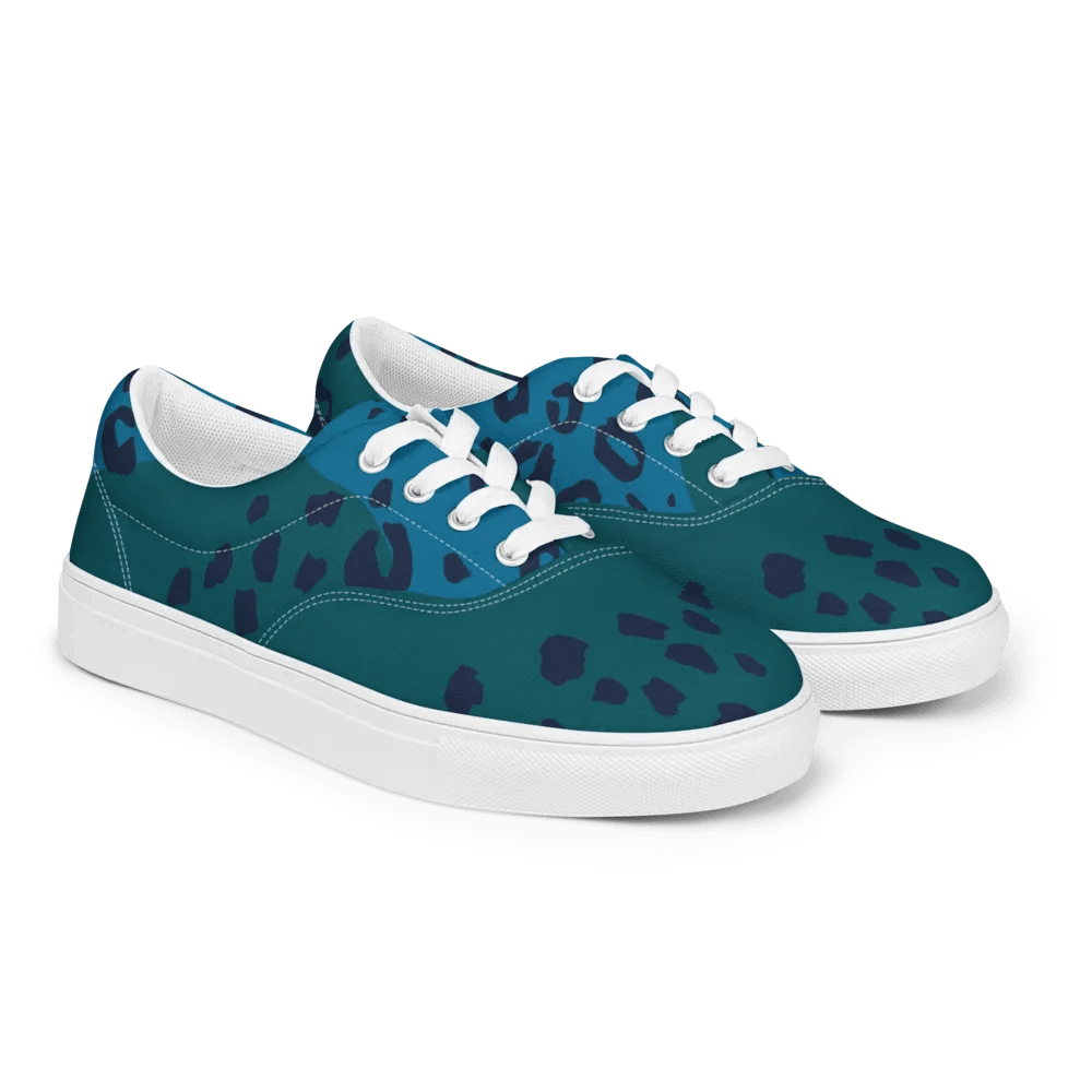 Teal Textured Dreams Women's Shoes product image (3)