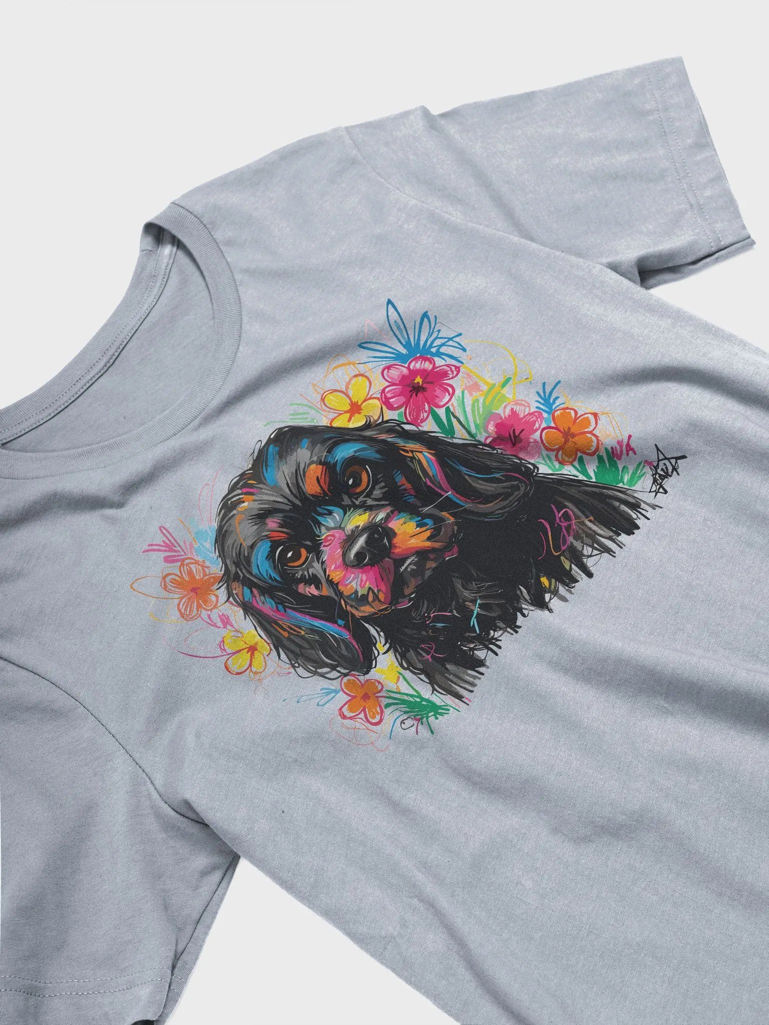 Scribbles Cocker Spaniel 8 , Shirt product image (9)