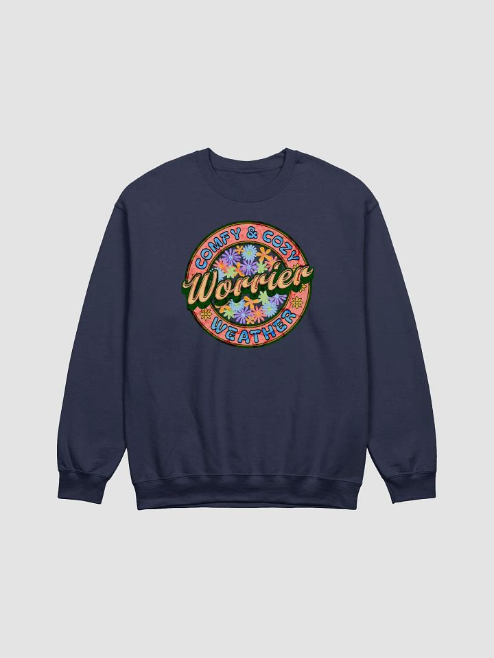 Worrier Comfy And Cozy Weather Whimsical Crewneck Sweatshirt product image (13)