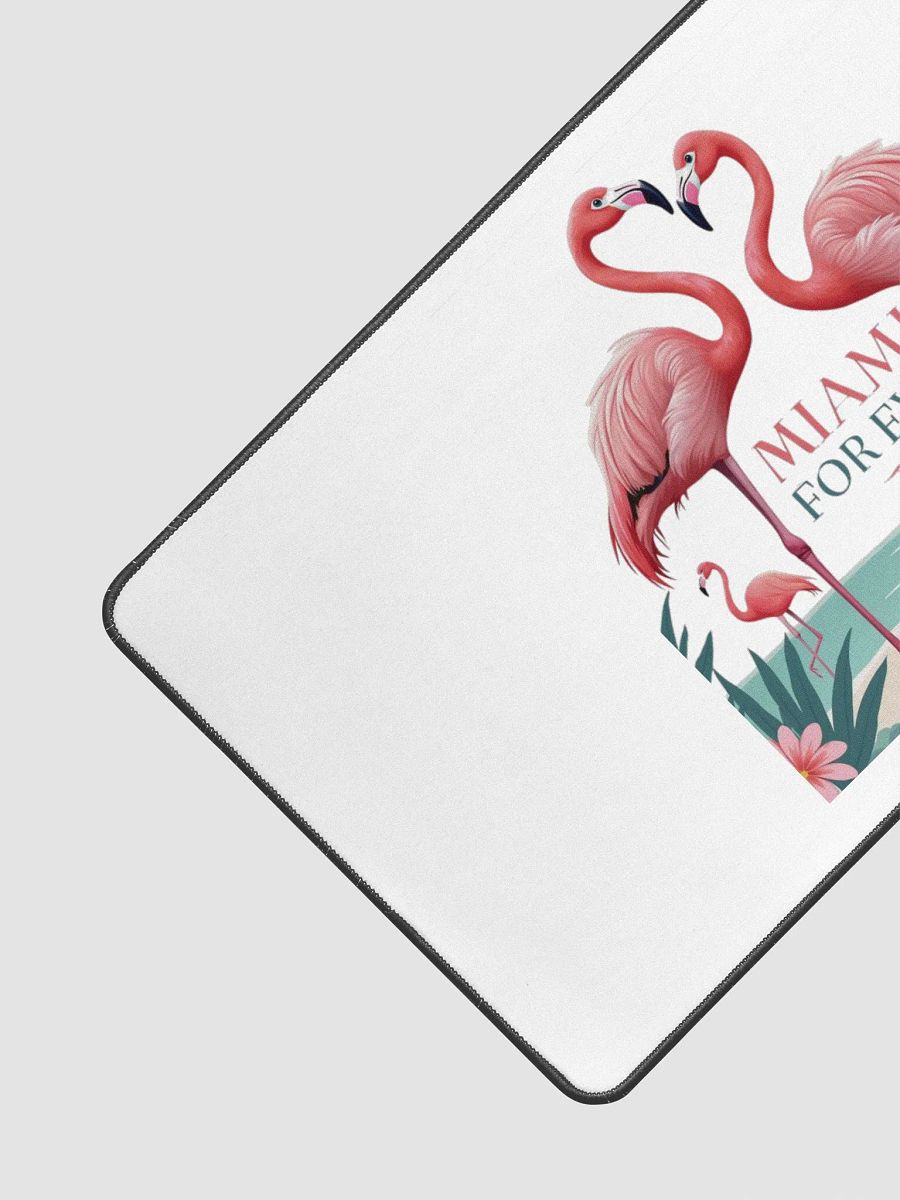 Flamingo Heart Desk Mat product image (3)