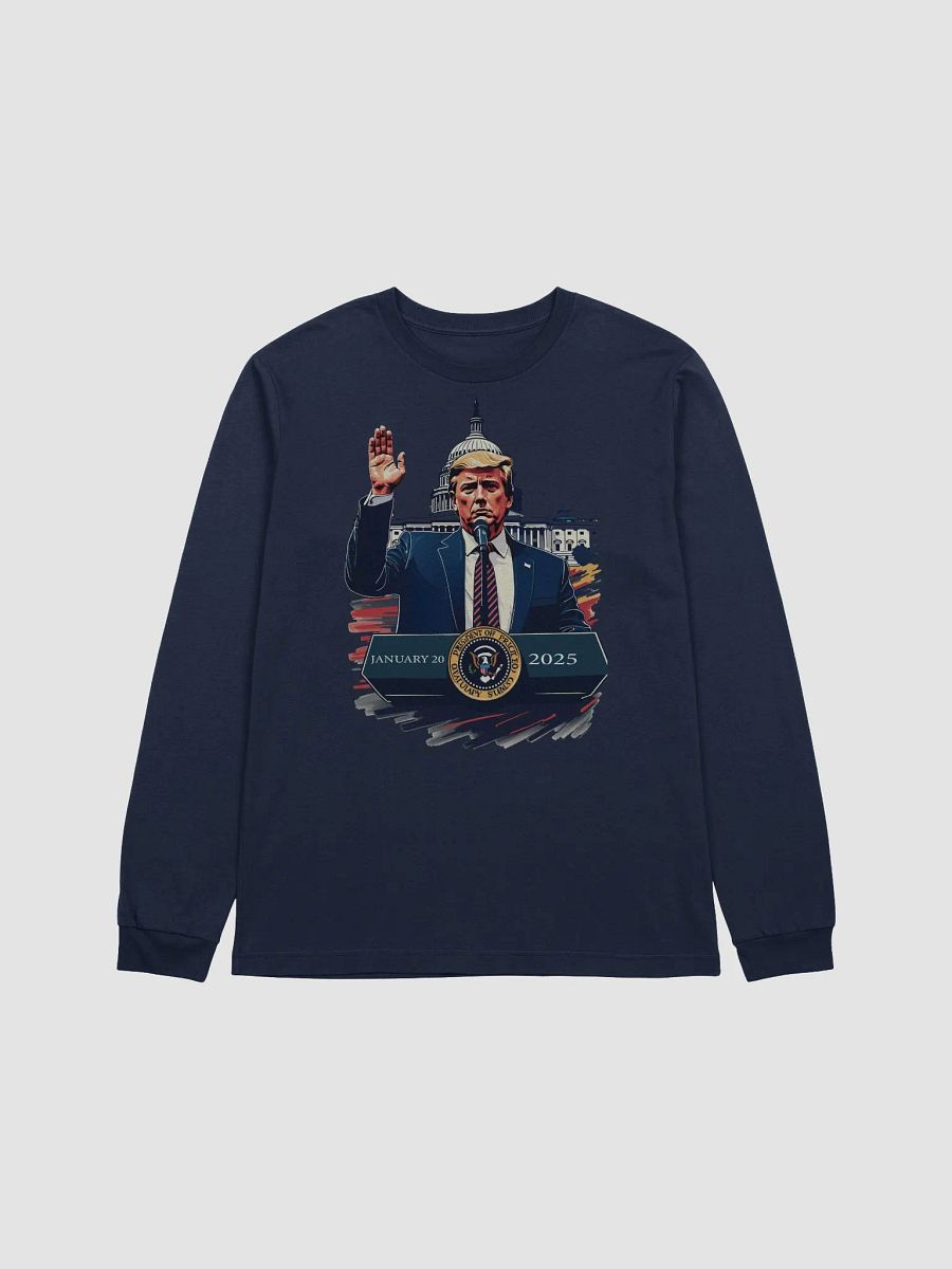 Inauguration Day 2025 Illustrated Long Sleeve Tee product image (1)