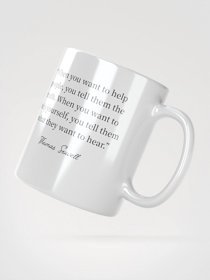 "Tell Them the Truth" — Thomas Sowell Quote Mug product image (2)