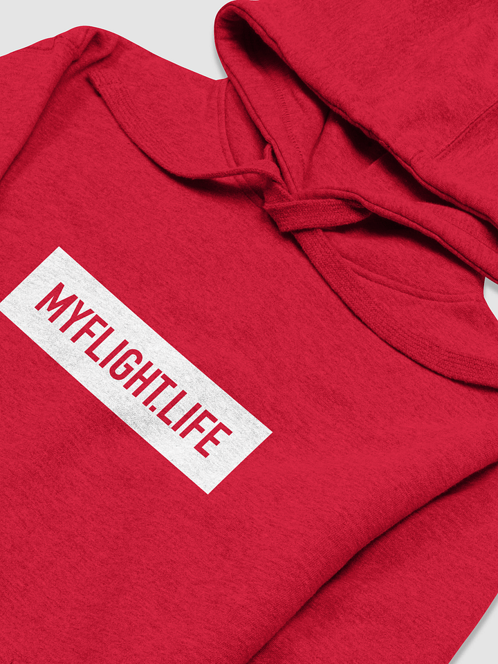 MYFLIGHT.LIFE RED | Hoodie For Flight Journal Keepers product image (2)