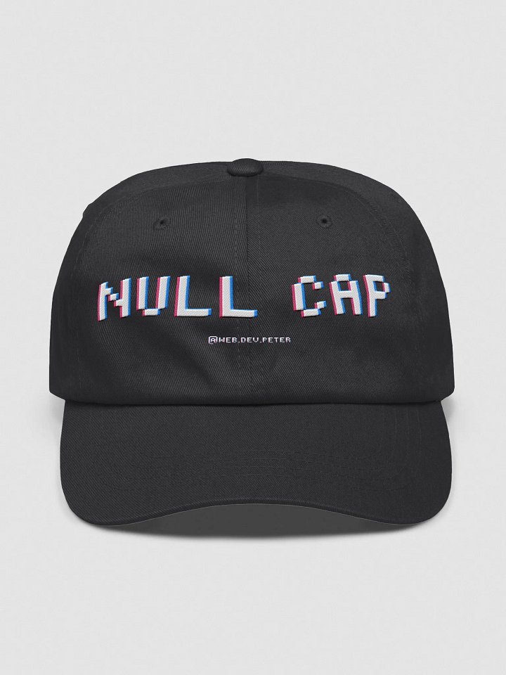 "NULL CAP" Glitch Dad Hat product image (1)