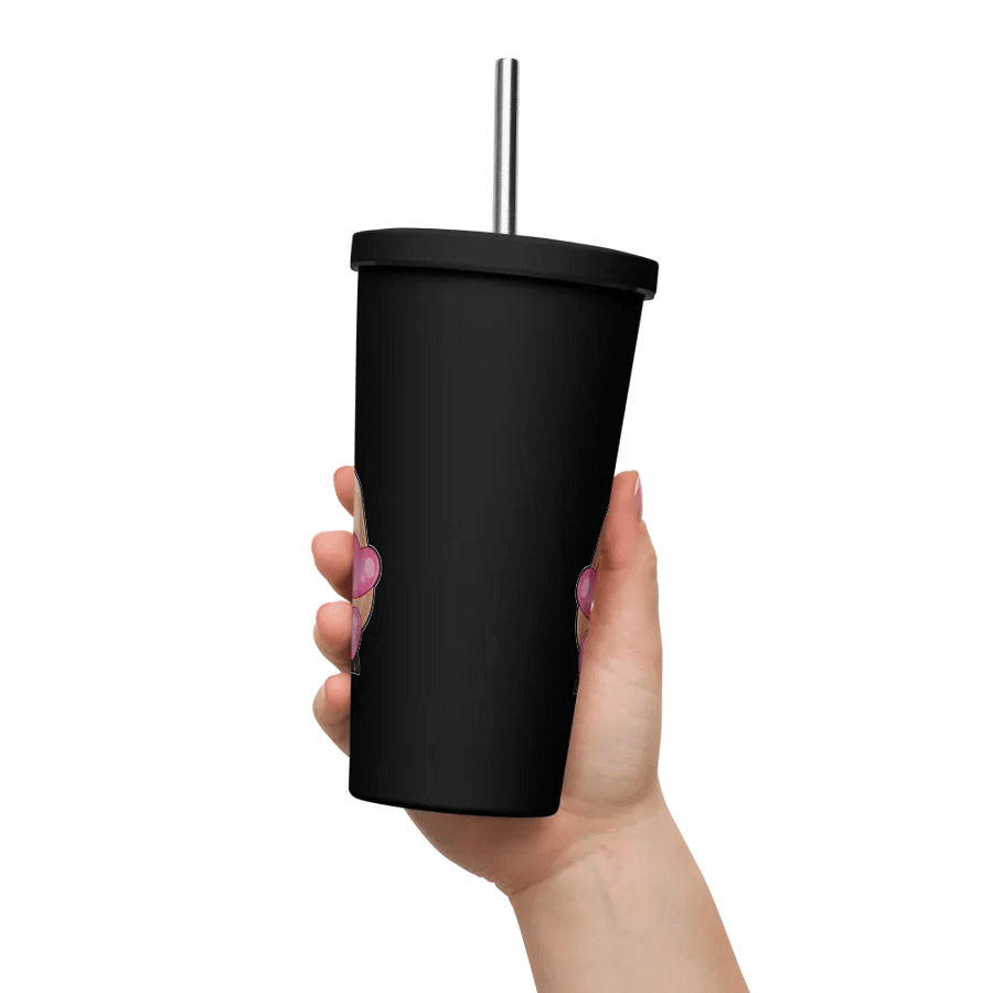 Hugs face Emote Insulated Tumbler with a Straw product image (11)