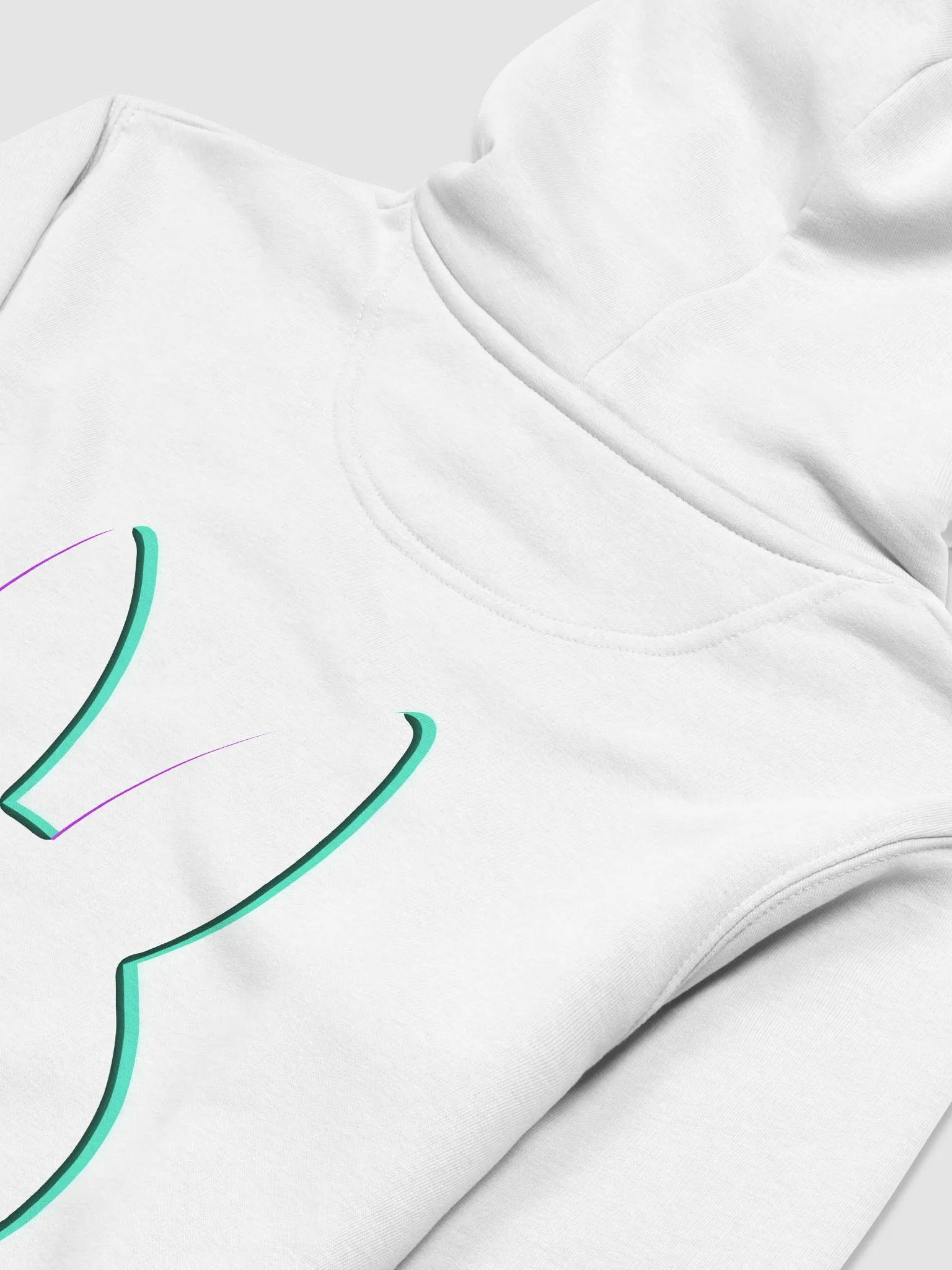 Snowwiii Bunny Unisex Premium Eco Hoodie - White product image (4)