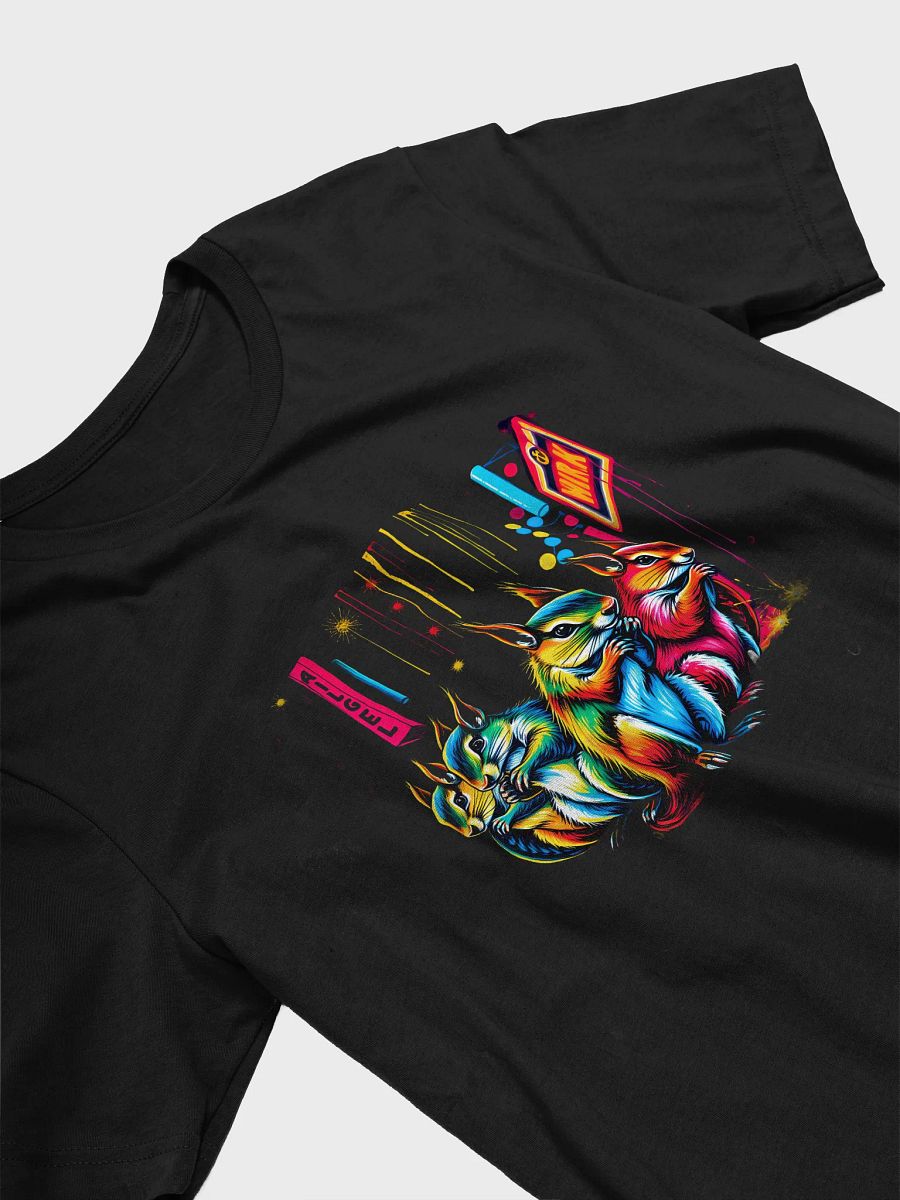 Vibrant Squirrel Street Art T-Shirt product image (3)