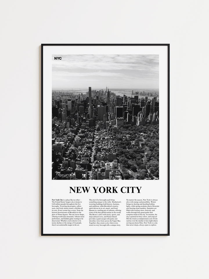 New York City 04 Newspaper Poster product image (1)