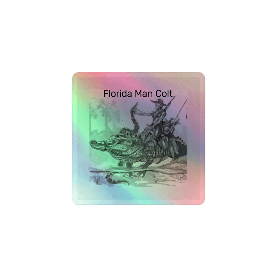 FloridaManColt STICKER PYTHON & GATOR product image (1)