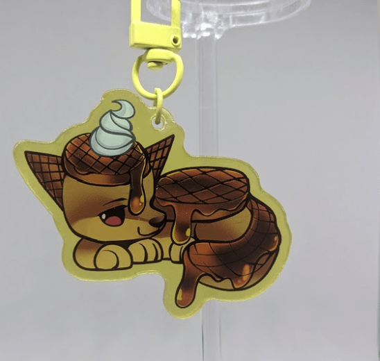Waffle Wolf Charm product image (1)
