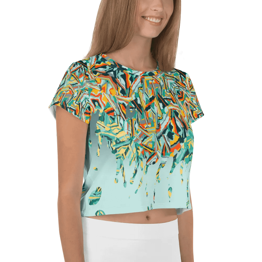 Colorful Destruction | Crop Tee product image (5)