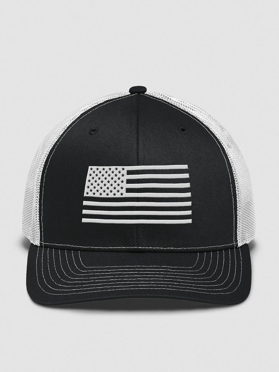 Triple Line Snapback Trucker Hat product image (7)