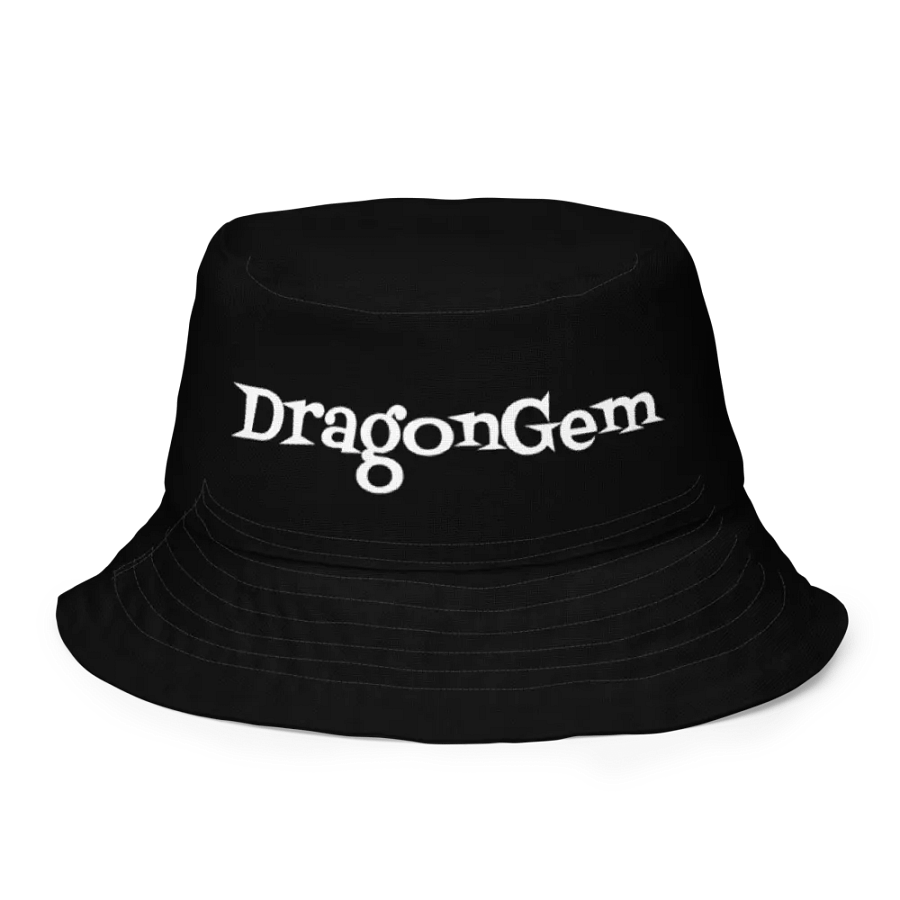 DragonGem Black Reversible Bucket Hat product image (6)