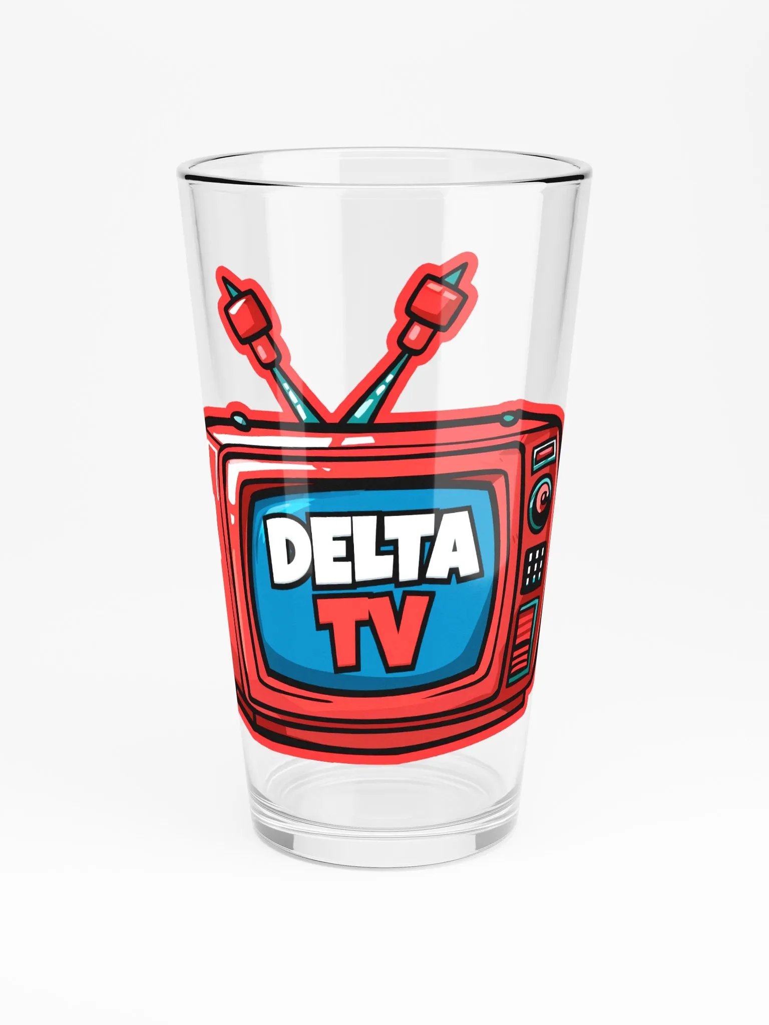 DeltaTV Logo Shaker Pint Glass product image (2)