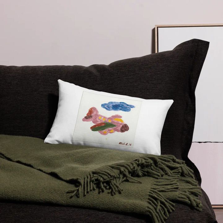 Kid Airplane (All-Over Print Premium Pillow Case) product image (2)