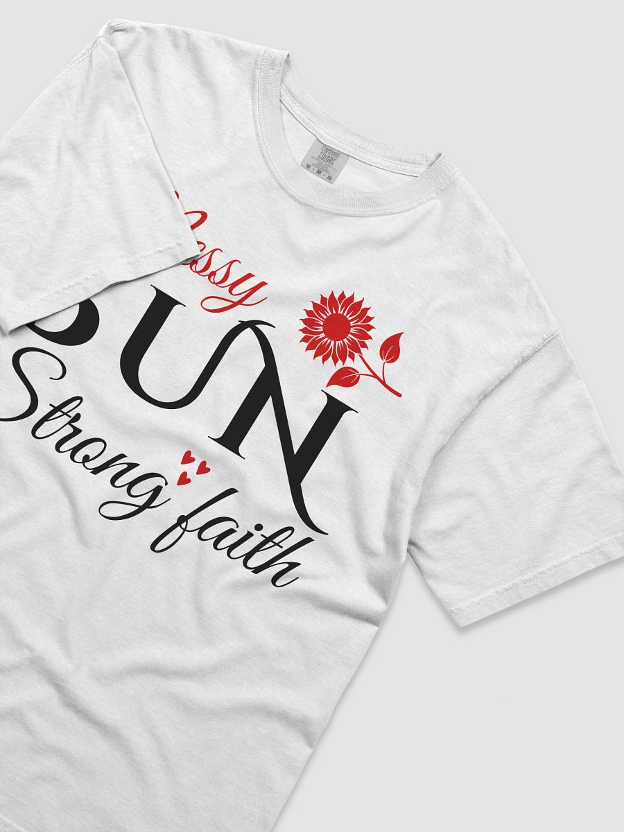 Strong Faith Comfort Colors T-shirt. product image (3)
