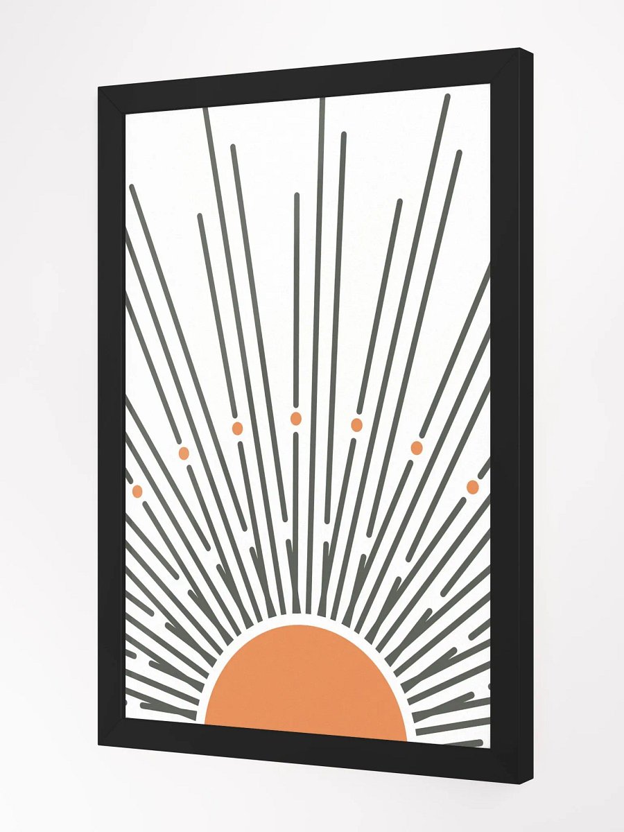 Radiant Sunburst Framed Poster product image (7)