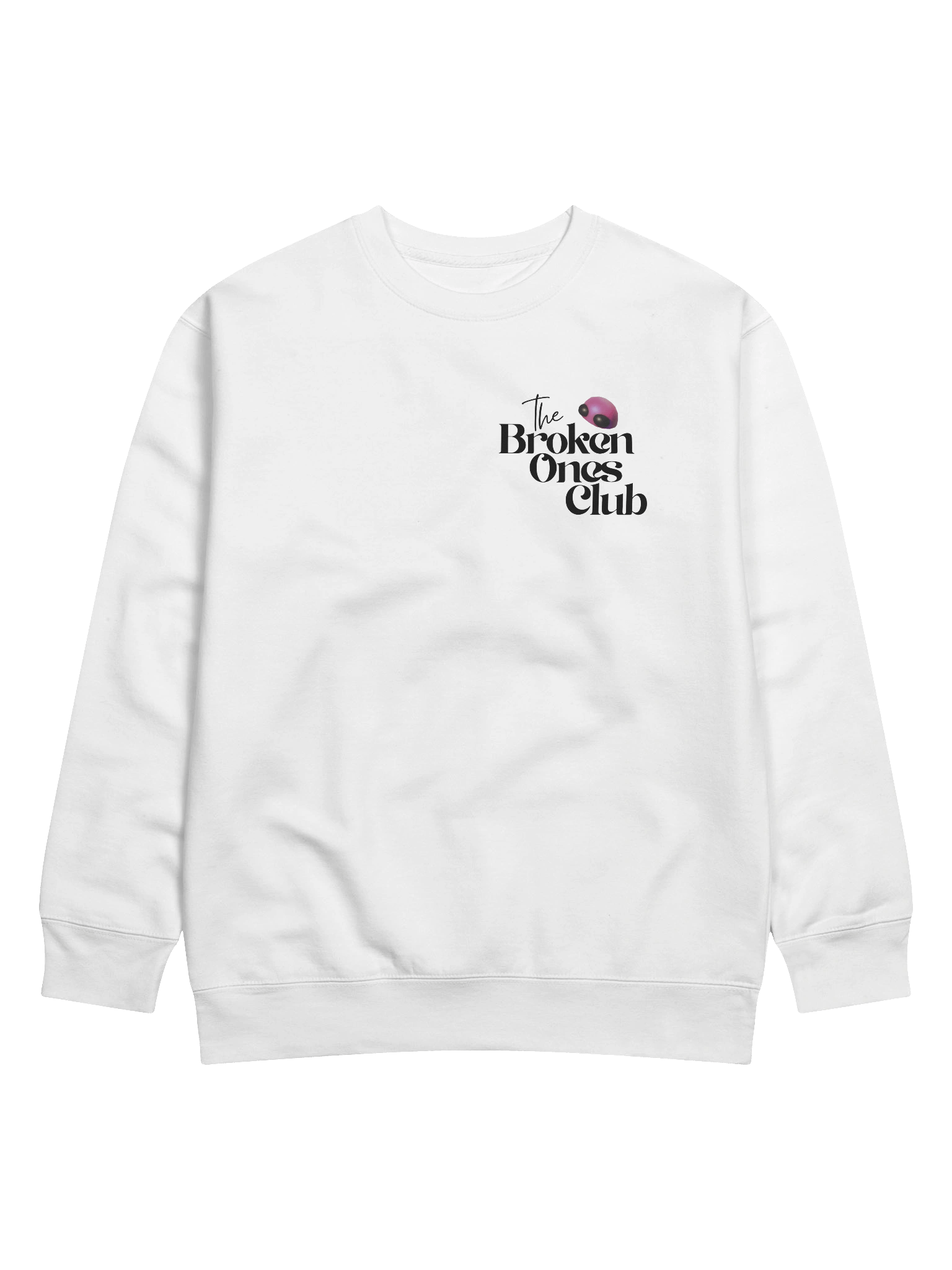 Broken Ones Club Crewneck Sweatshirt - Black product image (1)