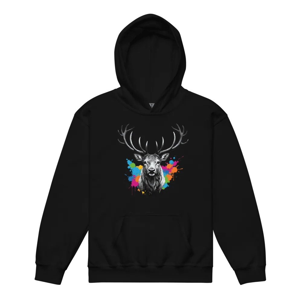 Colorful Elk Kids Hoodie product image (8)