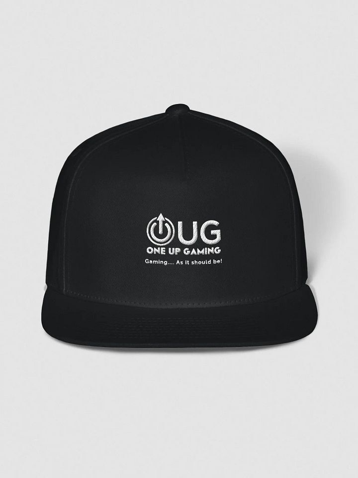 OUG Logo White Flat Snapback Cap product image (1)