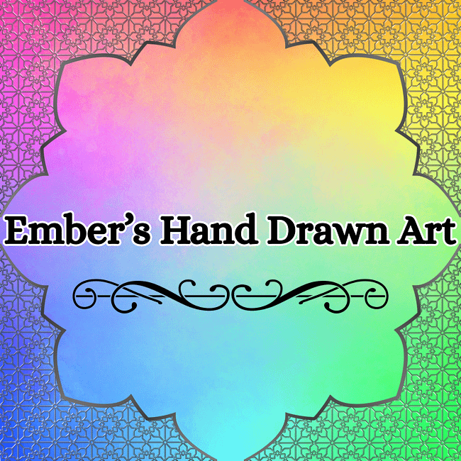 Ember's drawings on items