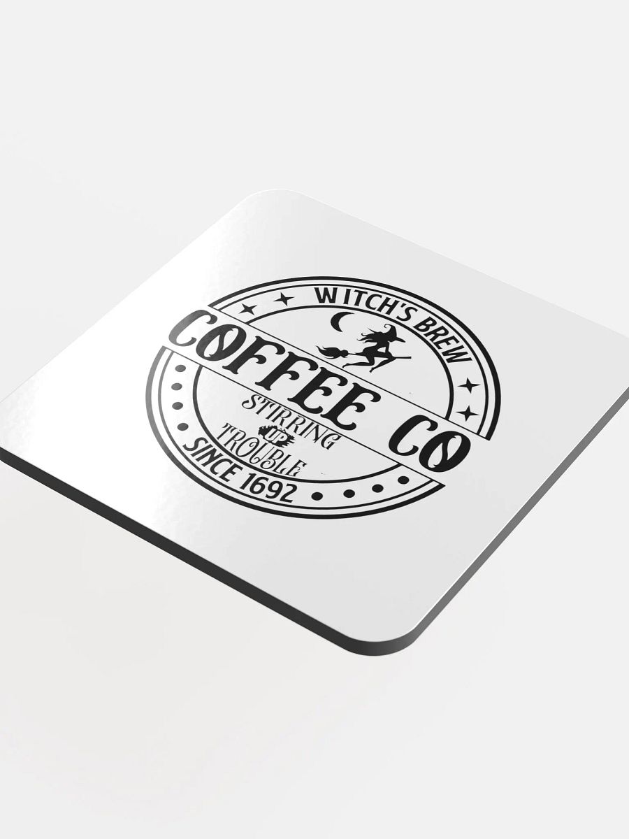 Witch's Brew Coffee Co. Glossed Cork Coaster product image (4)