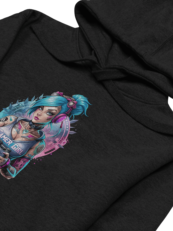 Gamer Girl Vibes Front Printed Hoodie product image (2)