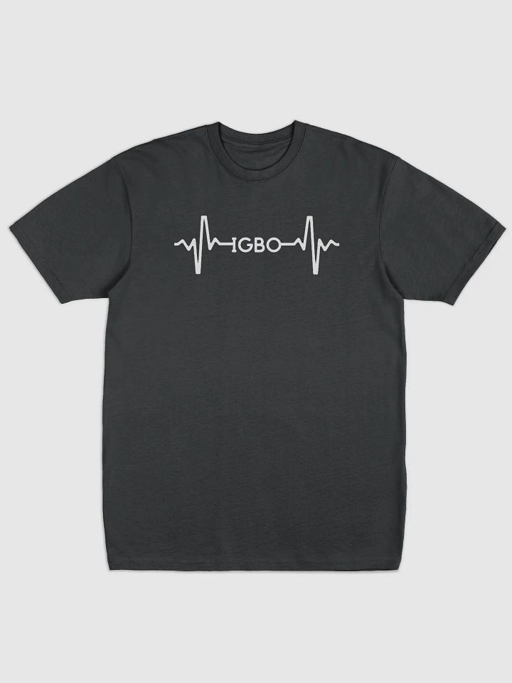 IGBO Heartbeat Cotton Heritage Men's Premium Heavyweight Tee - Where Culture Meets Style product image (1)