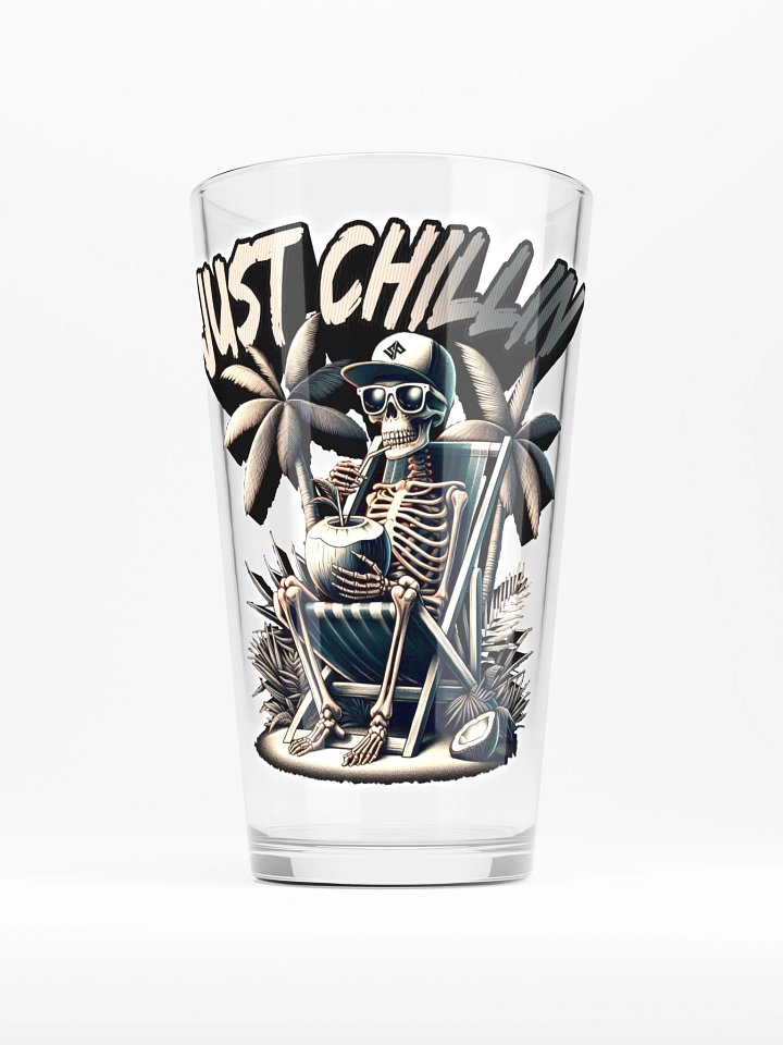 Just Chillin' Pint Glass product image (1)