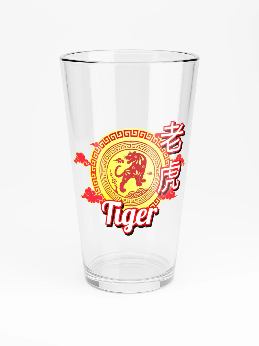 Tiger - Chinese Zodiac Pint Shaker Glass product image (3)
