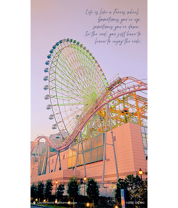 Ferris Wheel Dreams Clear Tote Bag product image (2)