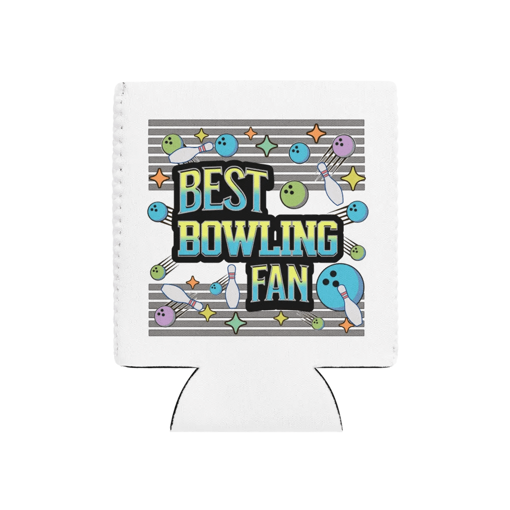Best Bowling Fan Fanatic Can Cooler product image (1)