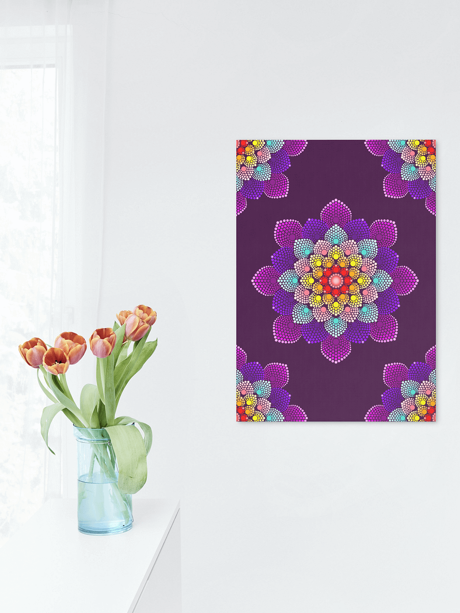 Colorful Dot Mandala Poster, 2 JPG files product image (1)