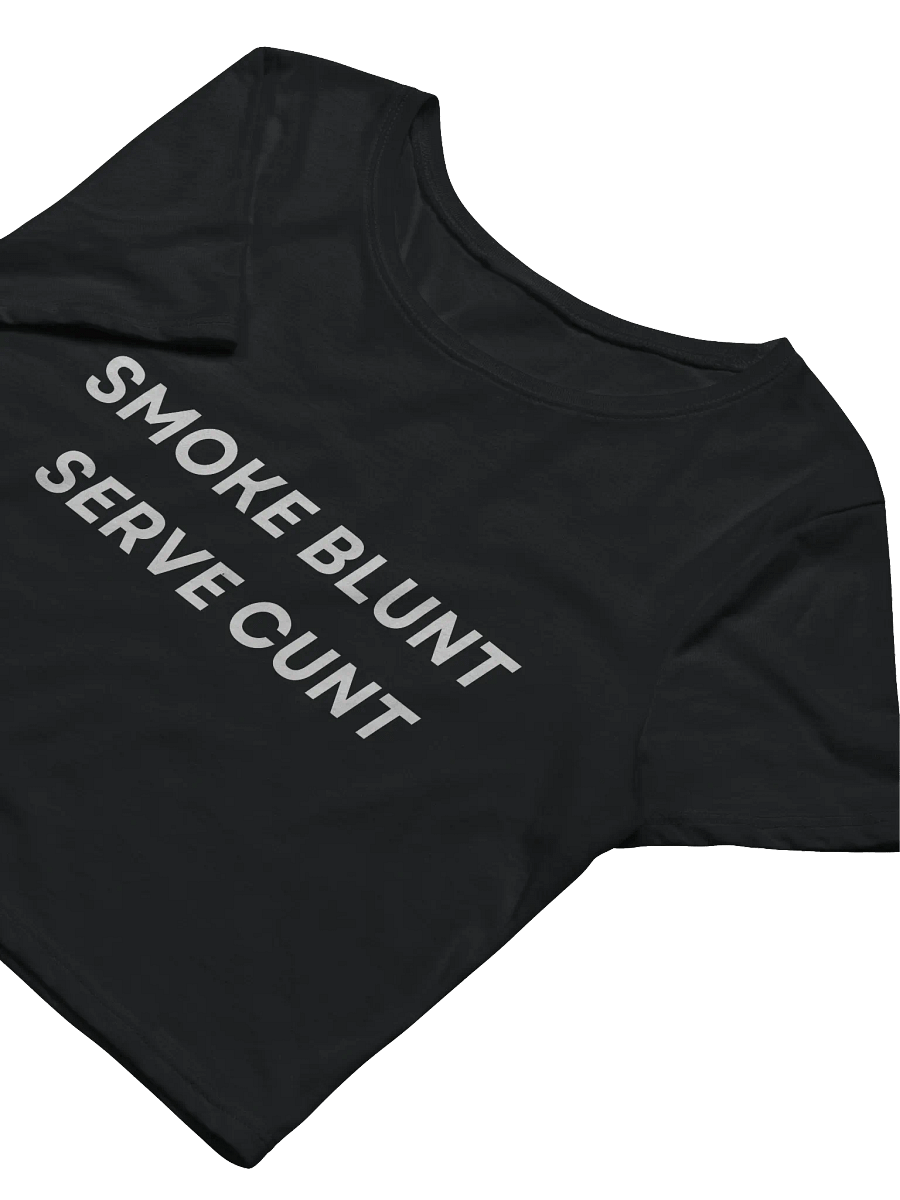 Serve Black Crop Tee product image (4)