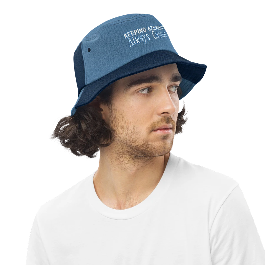 Frosty Keeping Azeroth Casual Denim Bucket Hat product image (15)