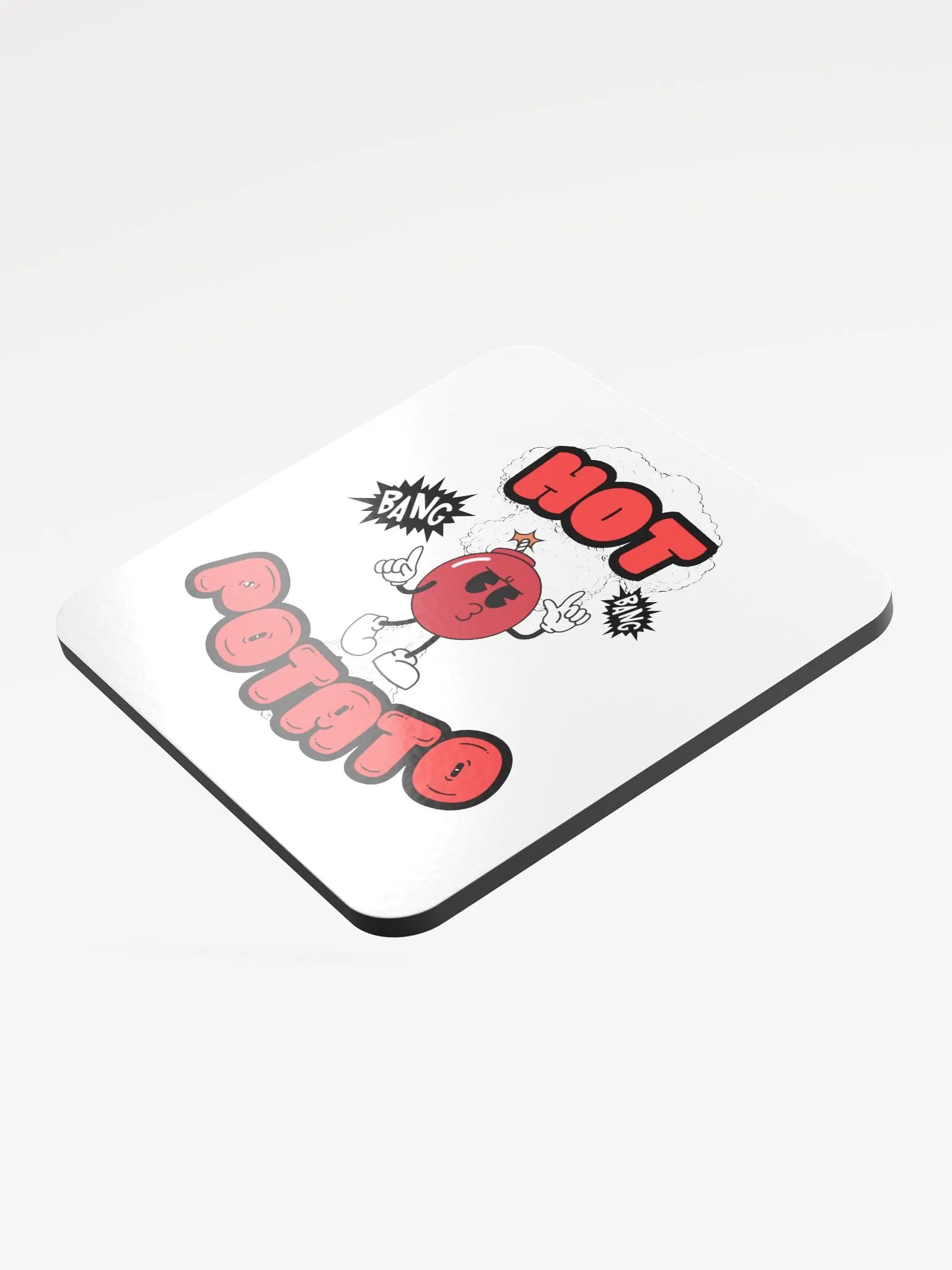Hot Potato Glossy Coaster product image (3)