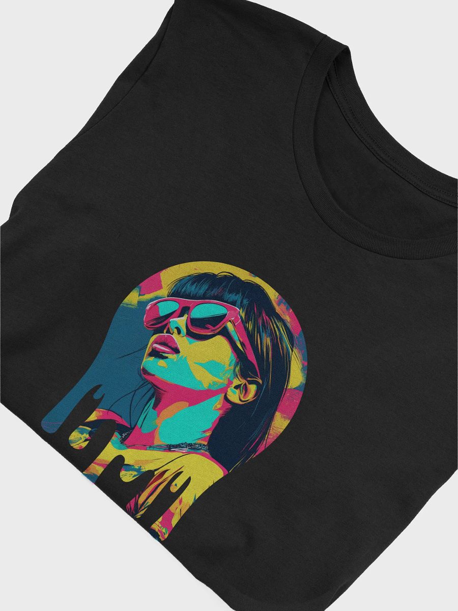 Pop Art Girl Drip T-Shirt #550 product image (5)