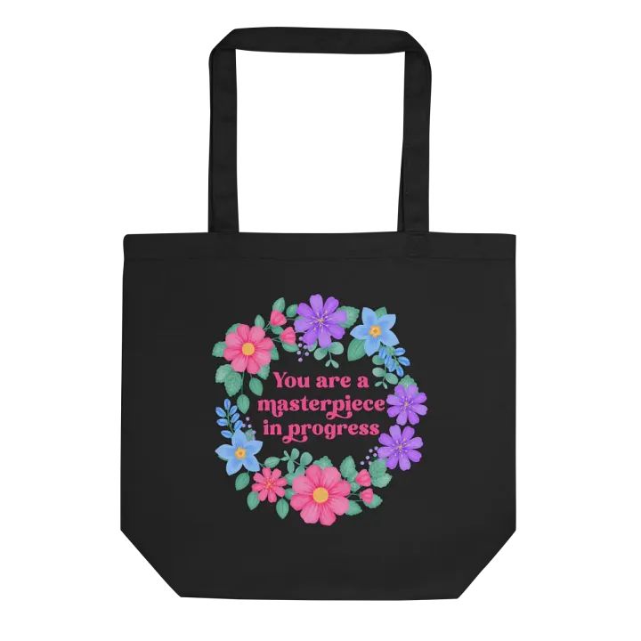 You are a masterpiece in progress - Tote Bag product image (2)