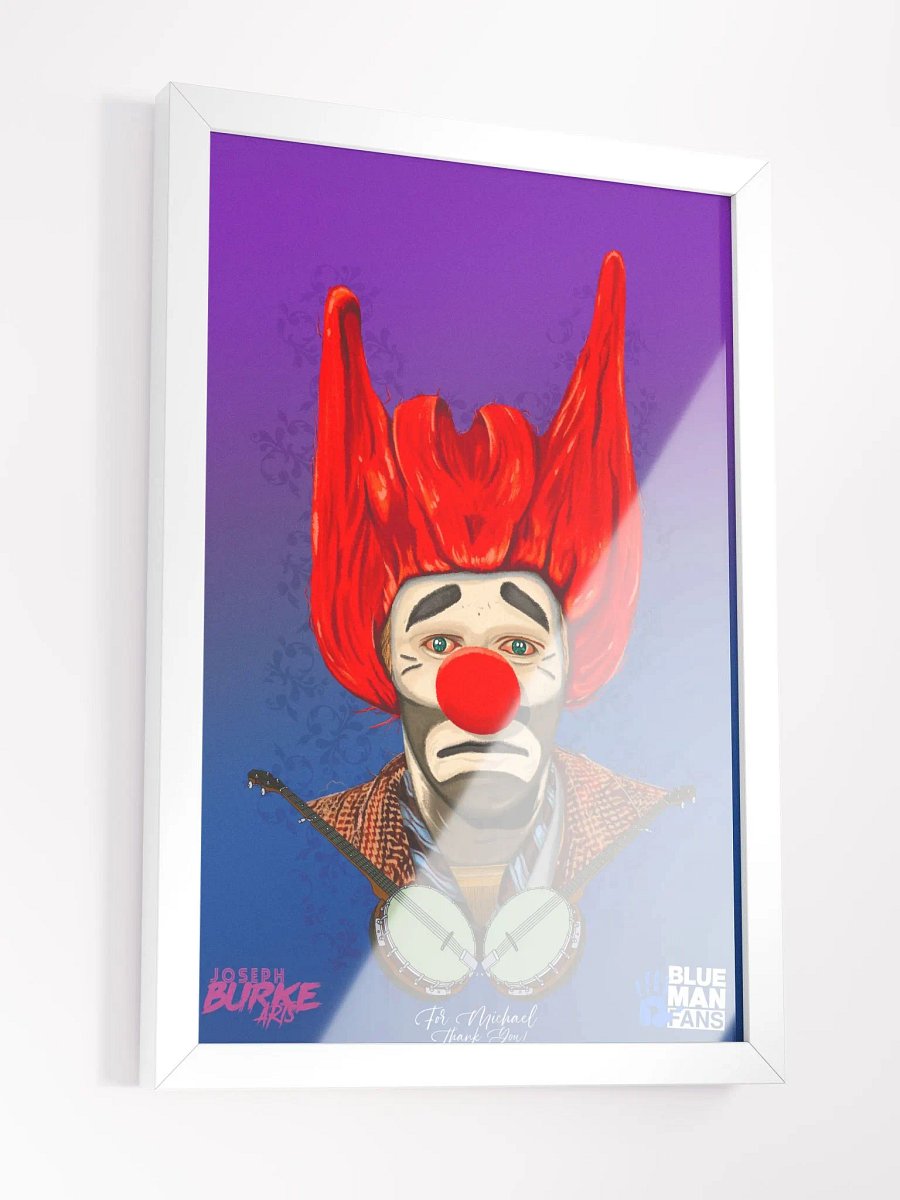 Floppy the Banjo Clown - The Man, The Myth, The Legend... Framed Print product image (3)