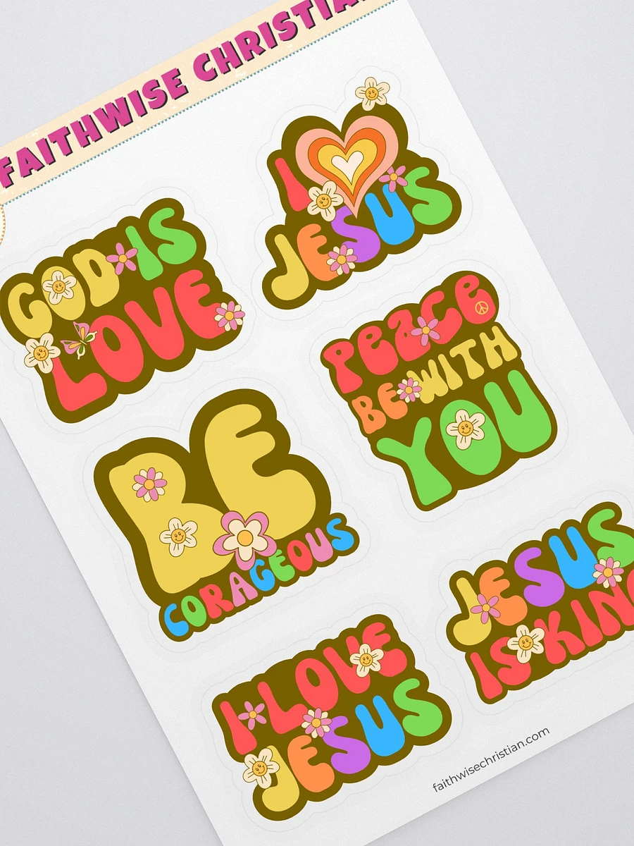 Groovy Christian Sticker Sheet product image (1)