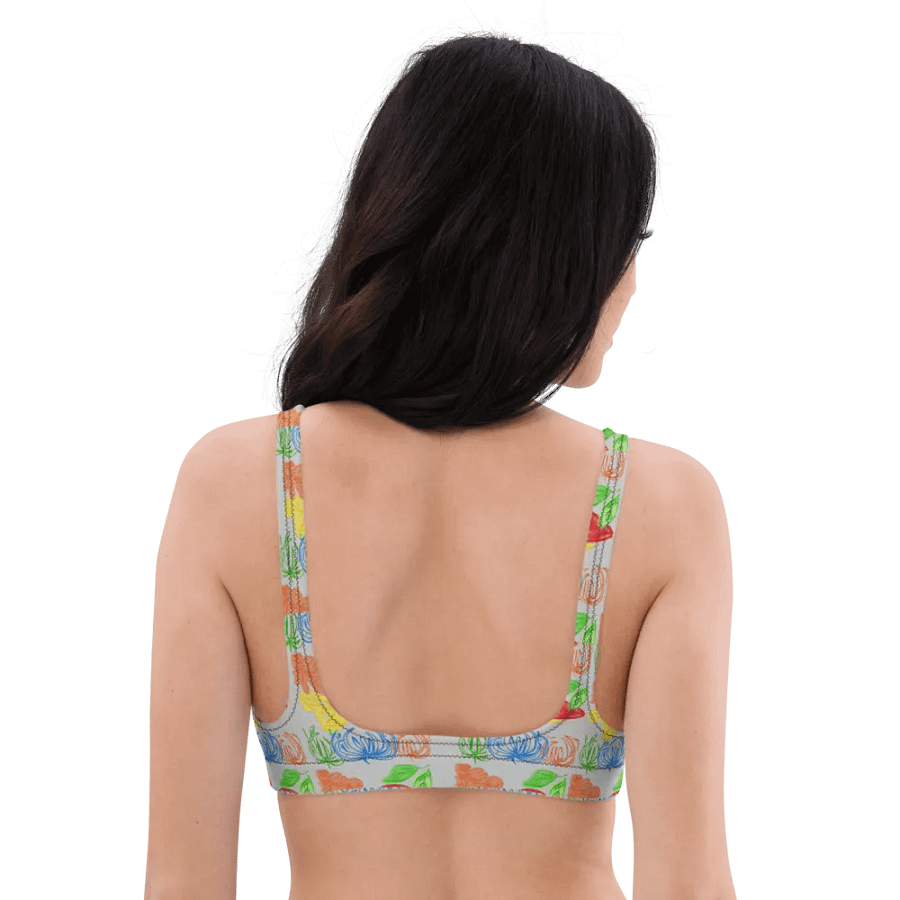 Golden Mandala Recycled Bikini Top product image (4)