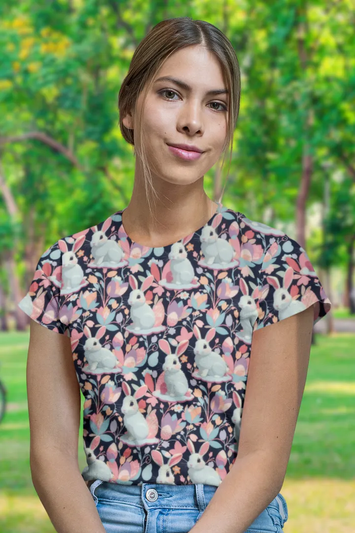 Easter Pattern All Over Print T-shirt product image (1)