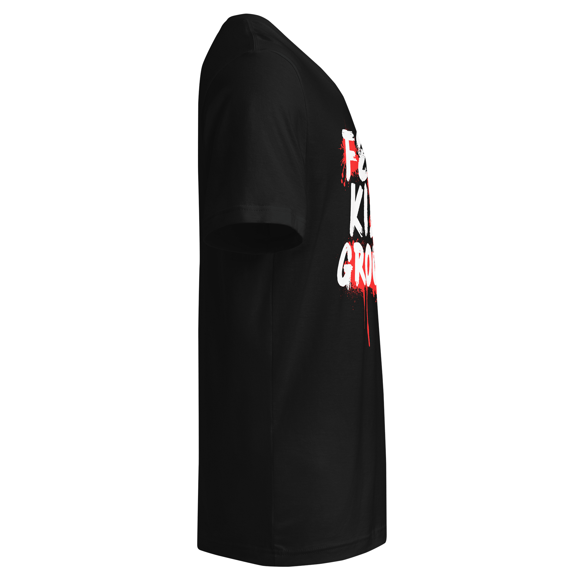 Fear Kills Growth V-Neck T-Shirt – Unisex Bella + Canvas Jersey Fit product image (6)