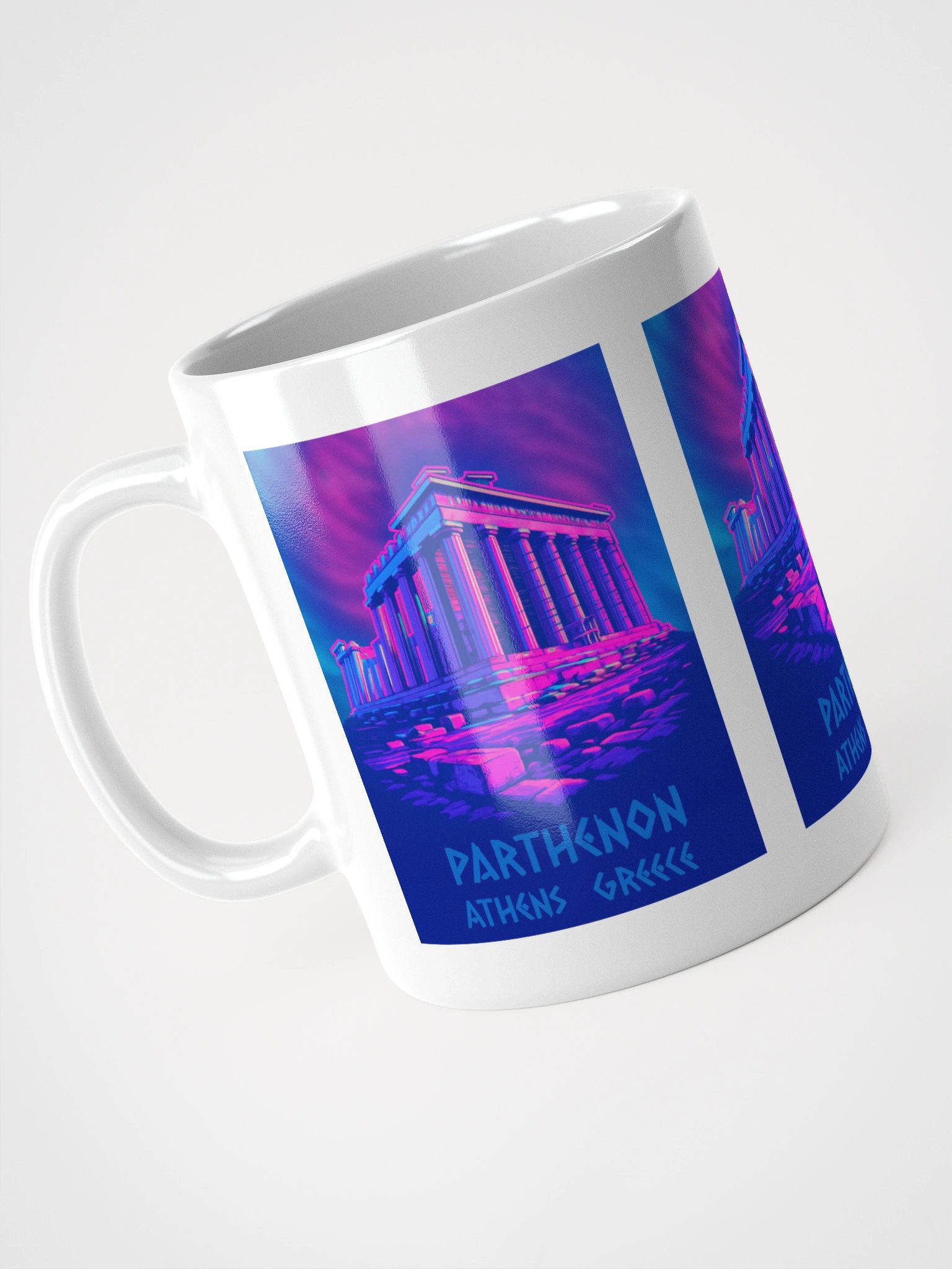 Neon Chill Wave Parthenon Athens Mug product image (9)