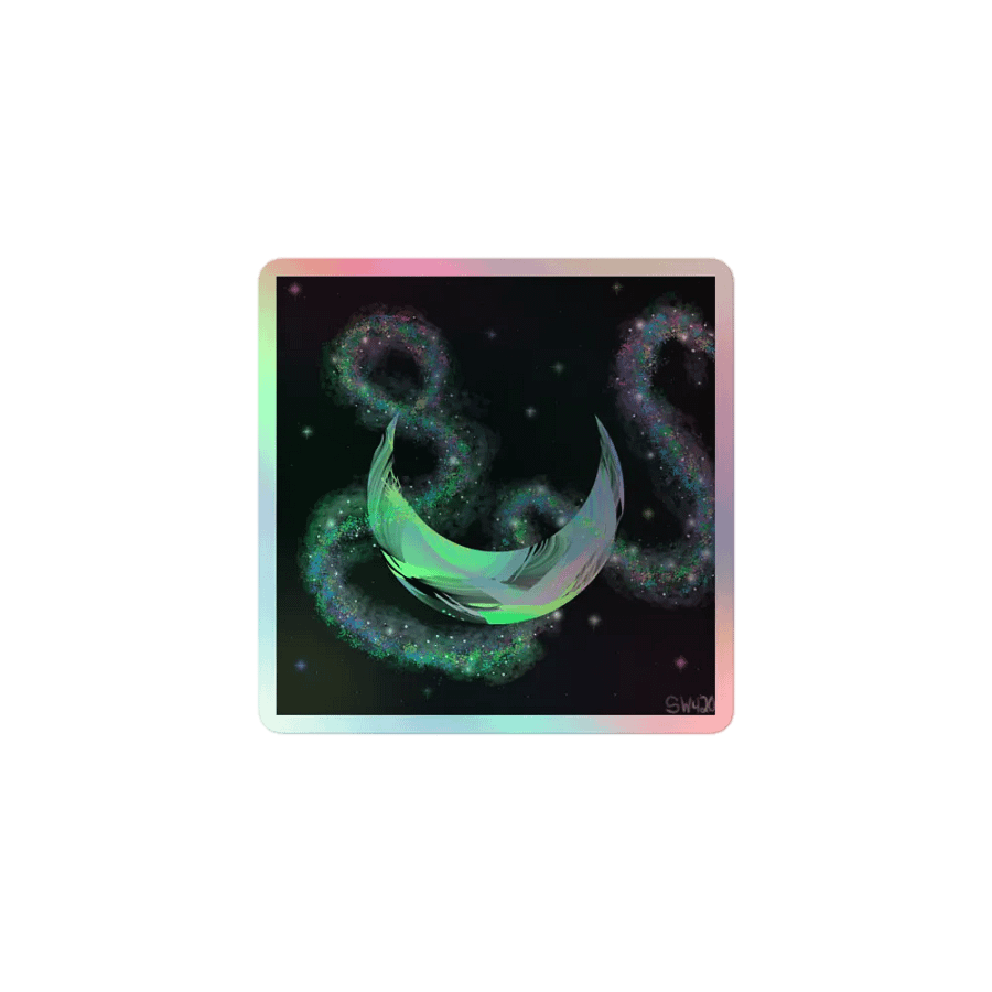 Holo Pastel Moon Stickers product image (2)